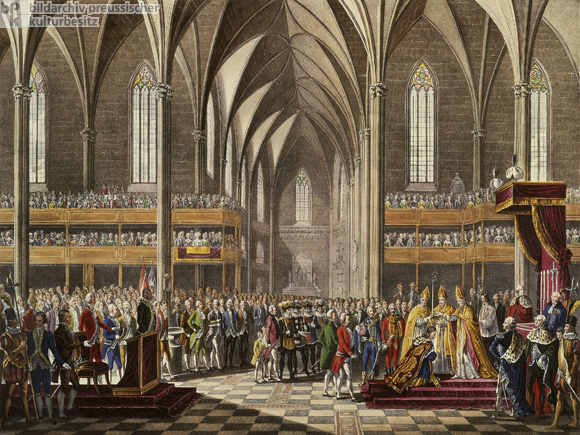 Krönung Franz I. zum römisch-deutschen Kaiser in Frankfurt am Main am 4. Oktober 1745 (2. Hälfte des 18. Jahrhunderts)